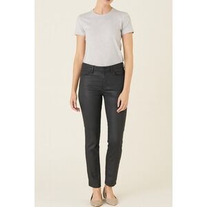 White House Black Market The Skinny Pant Coated Sz 6Long Grey like new condition